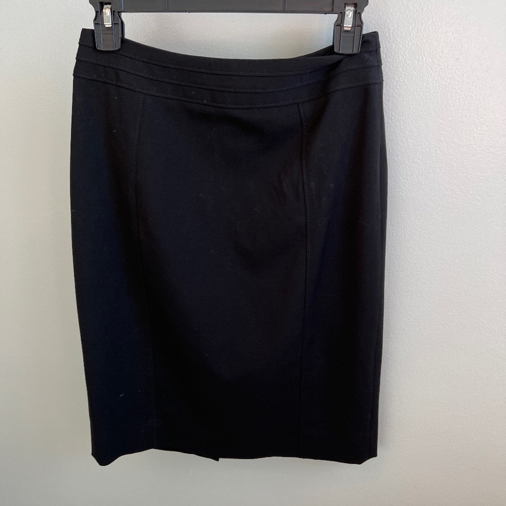 Black knee length size 2 skirt